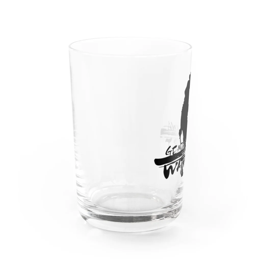 ウォーターアート®︎ 堀川玄太のロゴ入り Water Glass :left