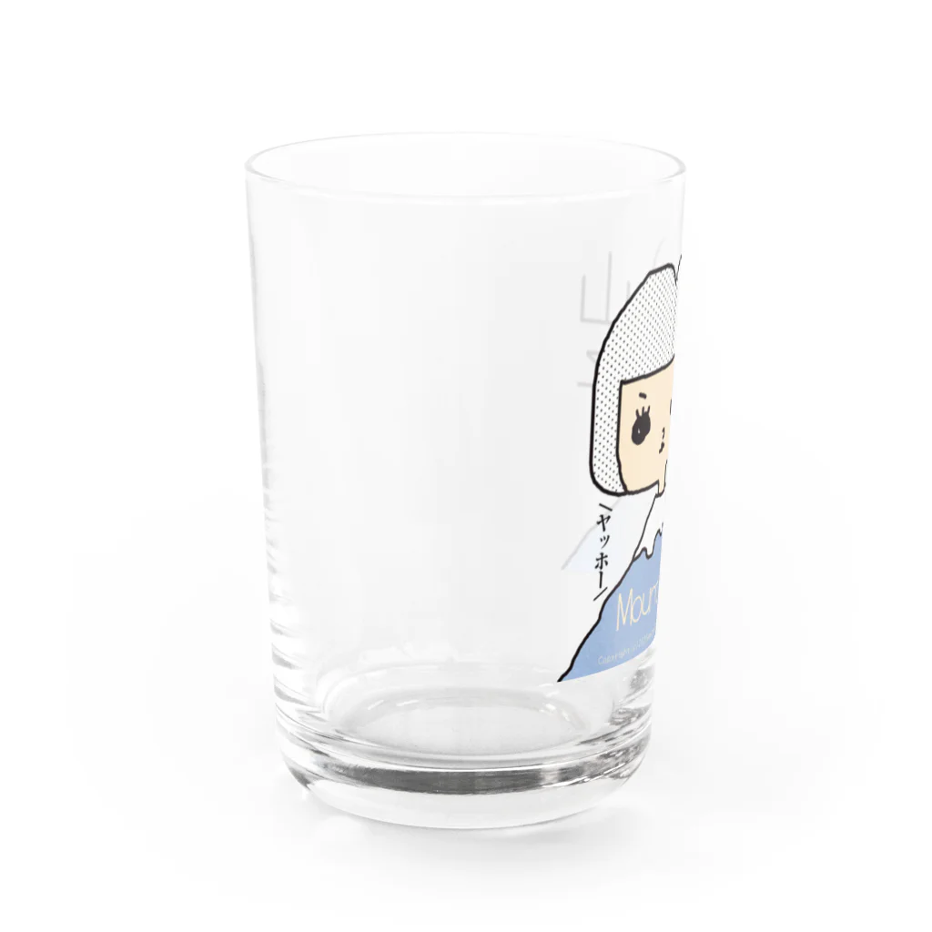 7030ナオミオ百貨の山子-名前入り- Water Glass :left
