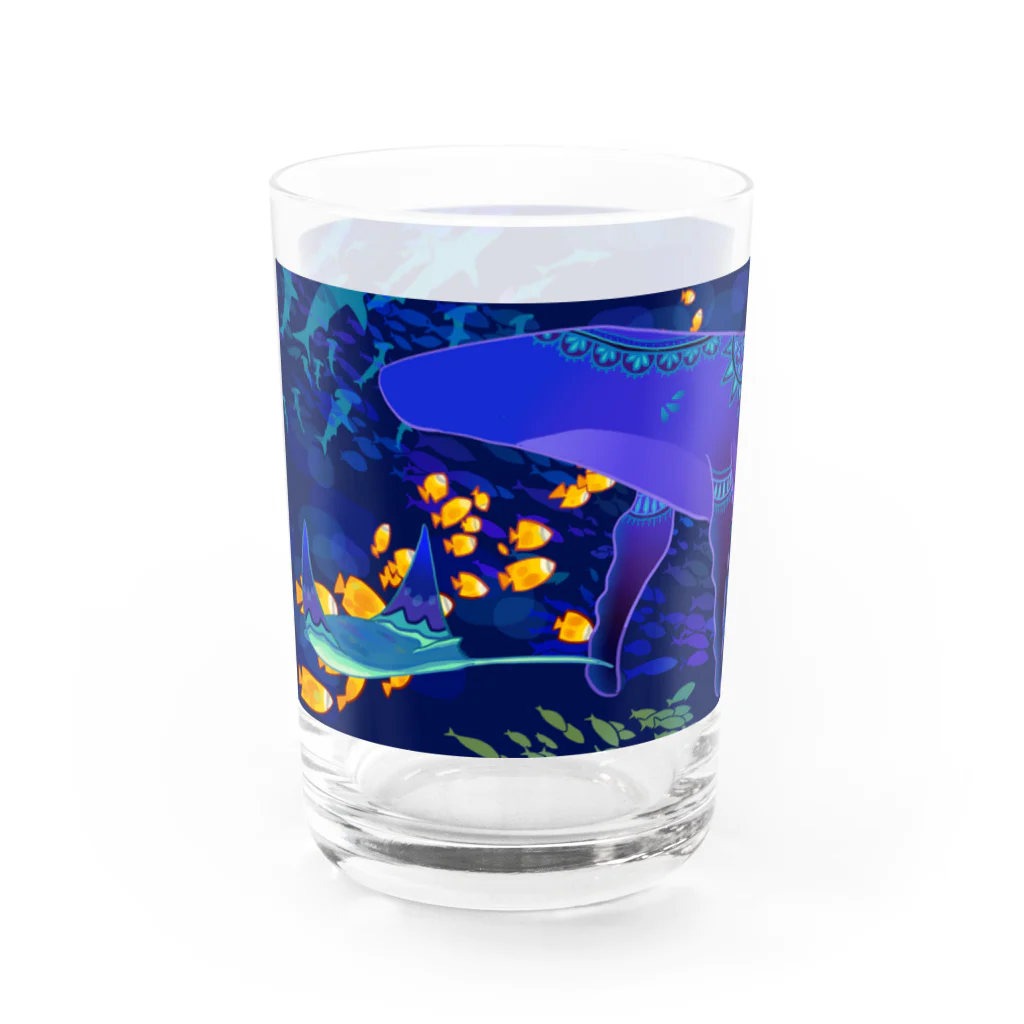 あやるのクジラA Water Glass :left