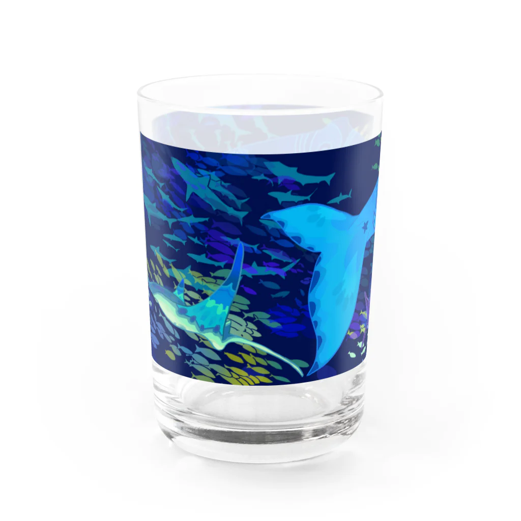 あやるのクジラB Water Glass :left