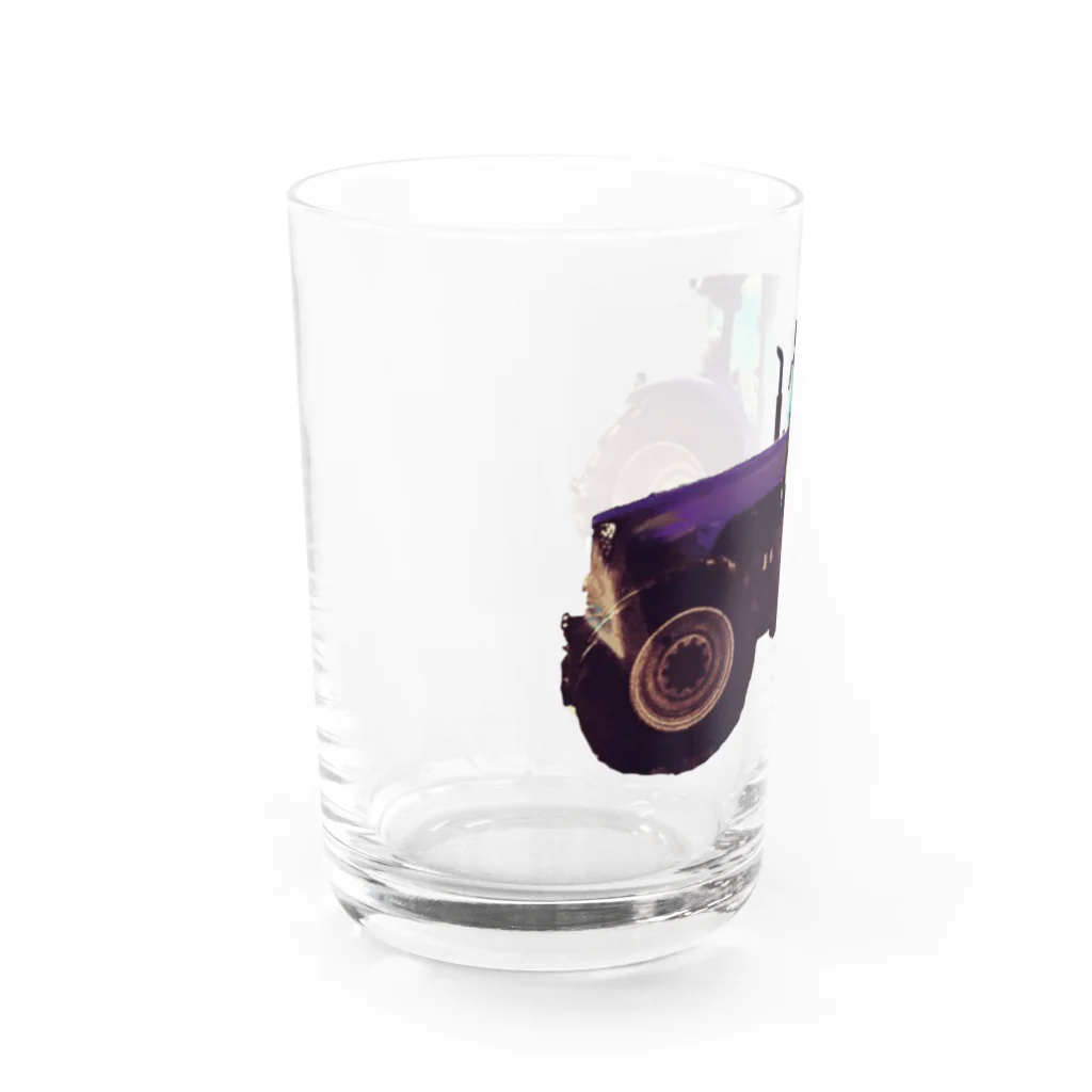 ぐりーんまんのトラクターぷりんと Water Glass :left