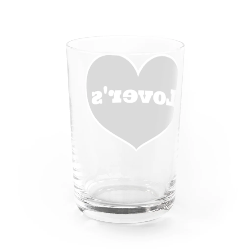 歌謡曲カフェLover'sのloversハート Water Glass :left