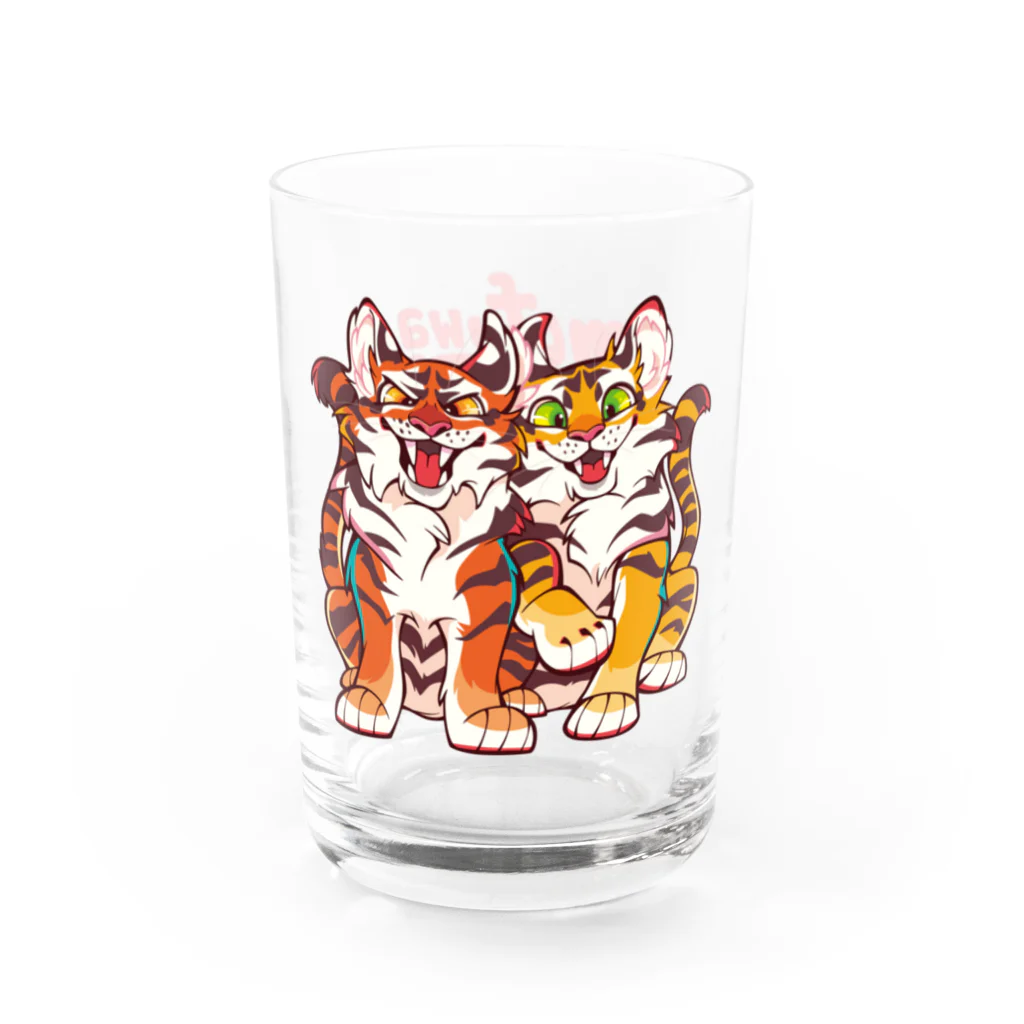 mofuwaのTIGER BROS(glass) グラス左面