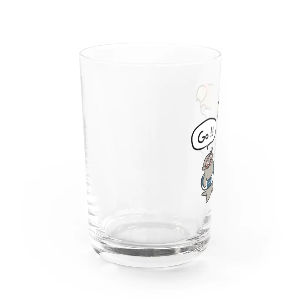 らむらっこのプールらっこ Water Glass :left