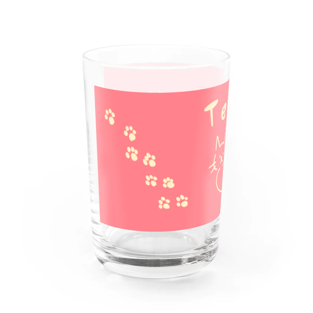 お腹に優しいメテオのぬこぬこティータイム Water Glass :left