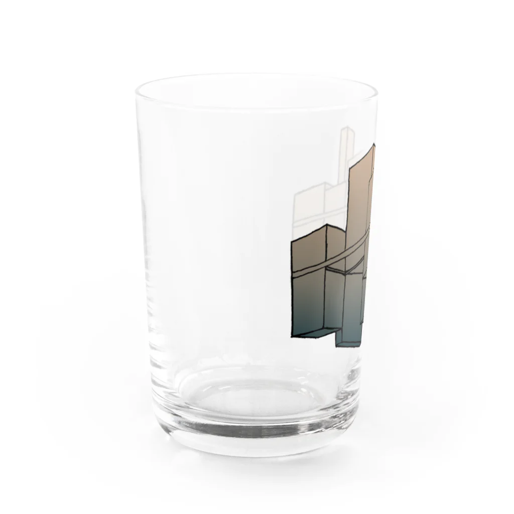 気ままに創作　よろず堂の摩天楼 Water Glass :left