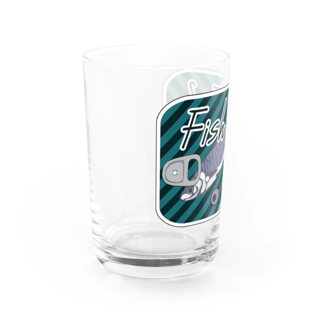 わおさきのFISH-TAIL蒼 Water Glass :left