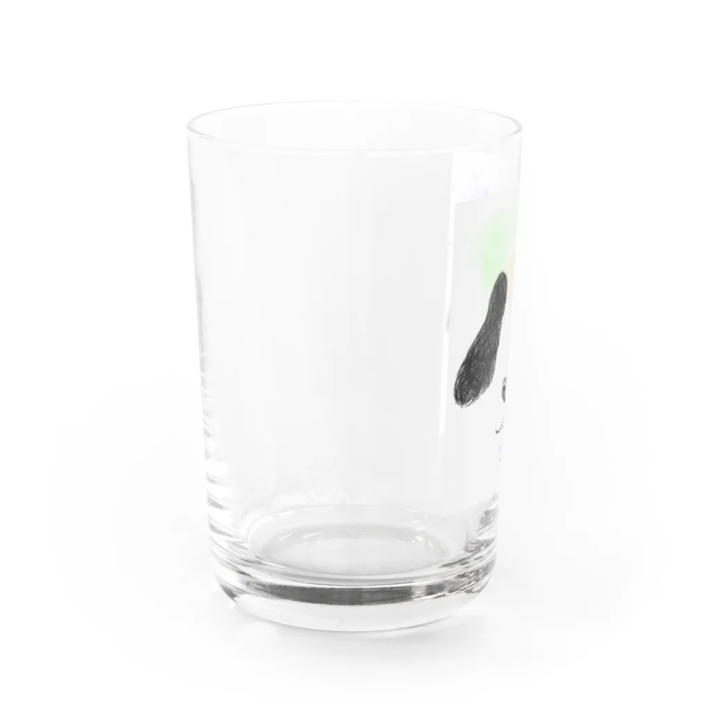 松村有莉の店のパンダの顔グッズ Water Glass :left