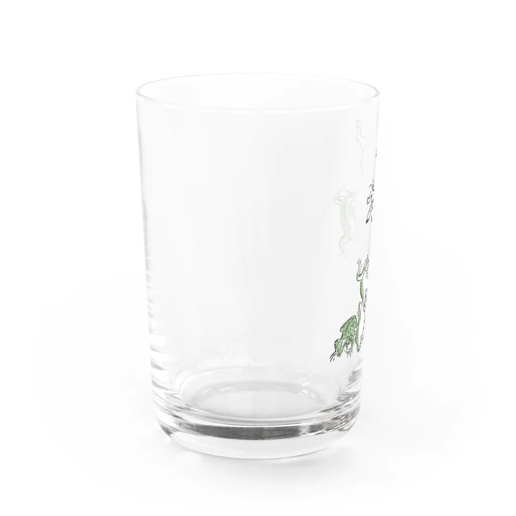 ねこめいんの店の鳥獣戯画 Water Glass :left