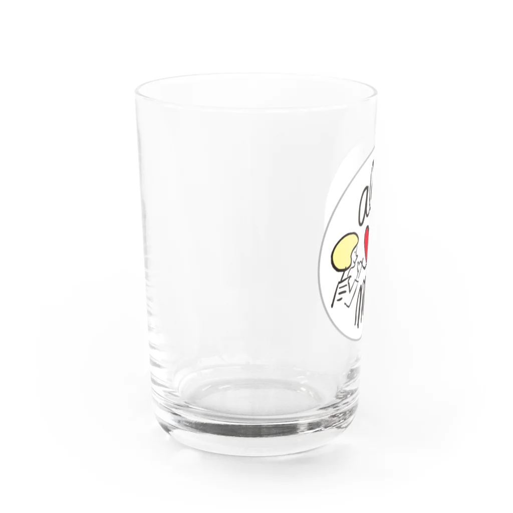 ひなげし商店のオール三重／ワニくん Water Glass :left