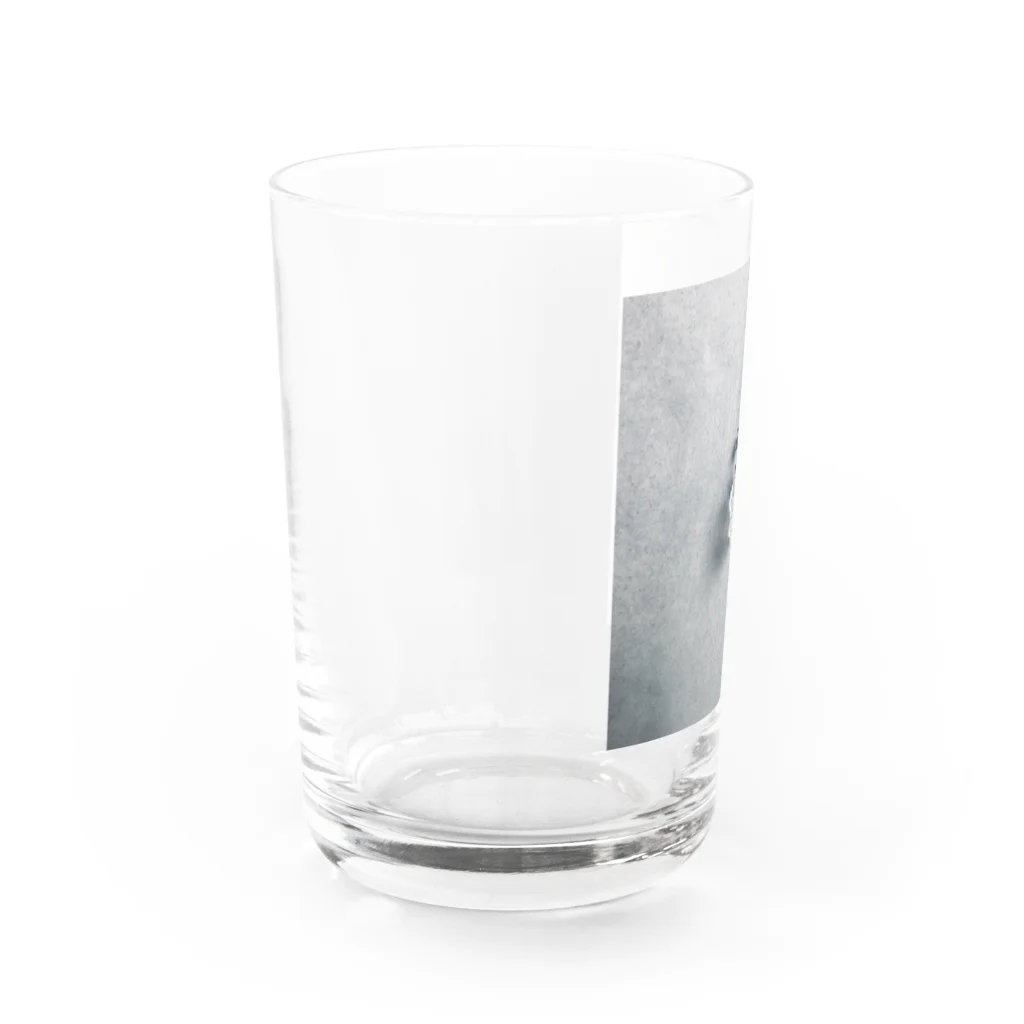 NASSYのクリアボールズピアス Water Glass :left