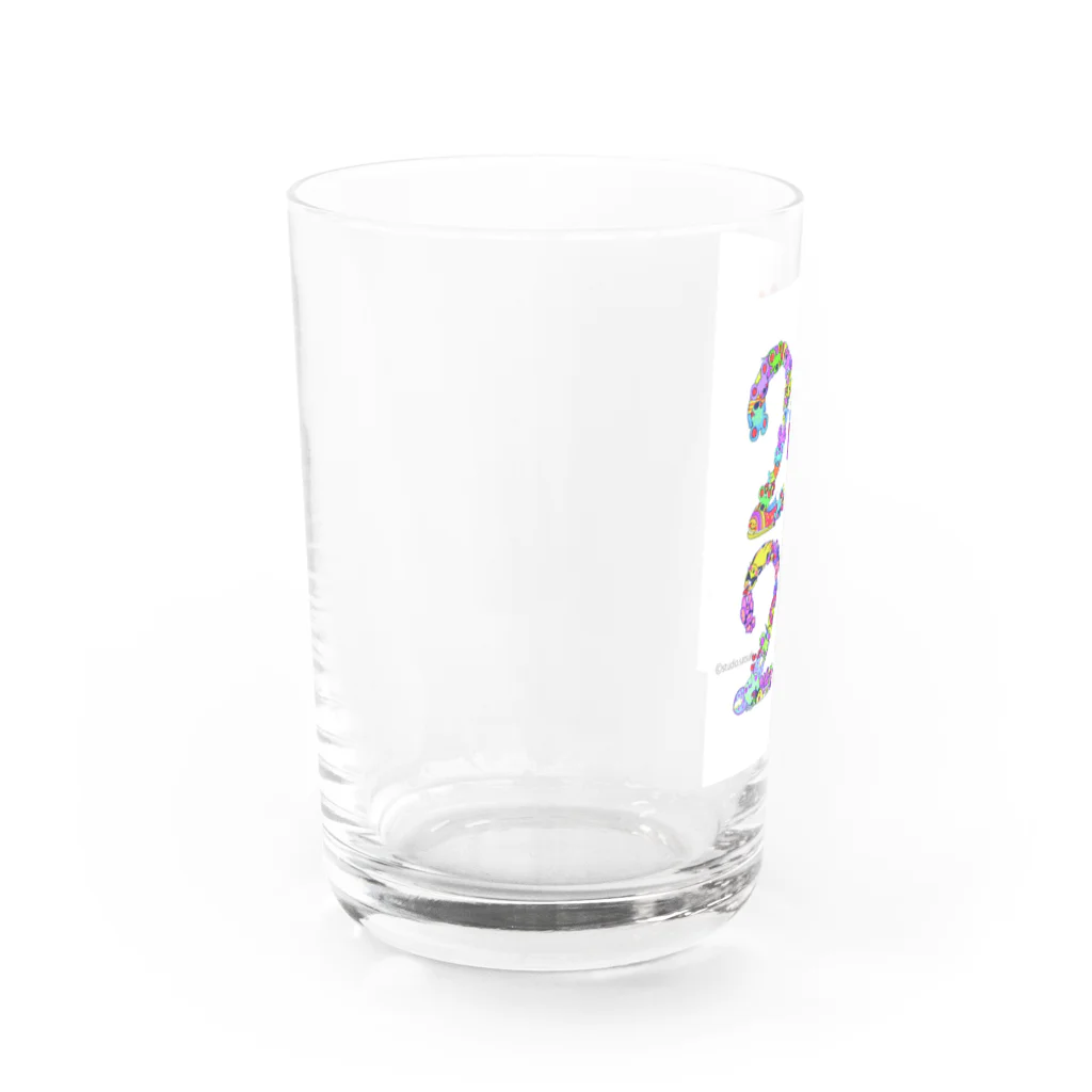 studio.satsukiの【2020】イラストmoji　colorful ver. Water Glass :left