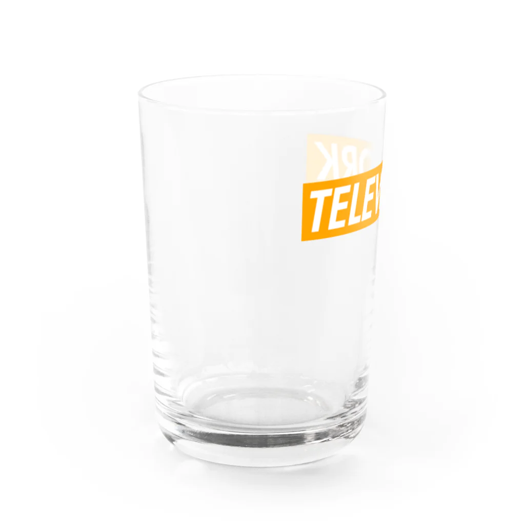 豆あき🔺副業本、オナホ本ほか発売中のテレワーク(ボックスロゴ) Water Glass :left