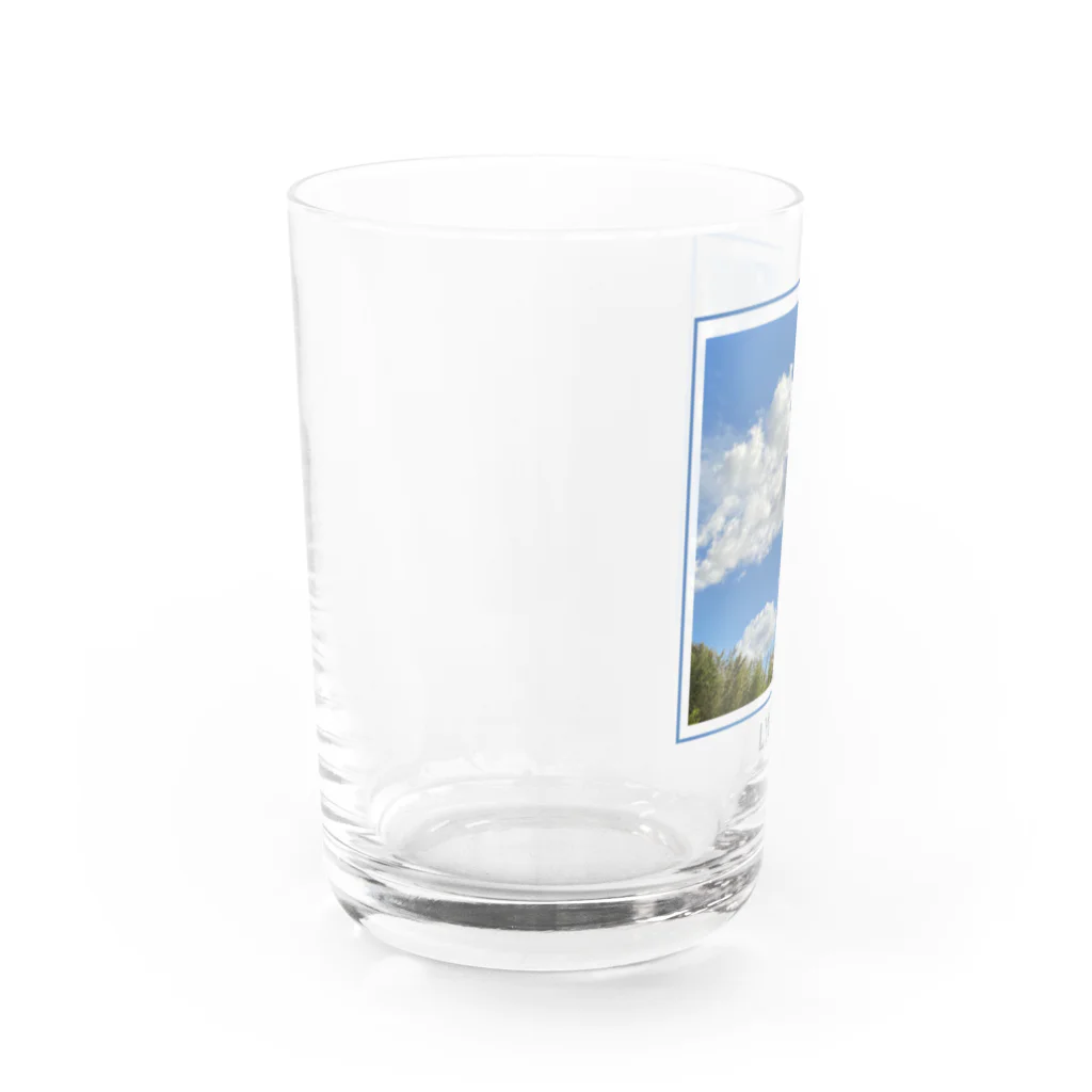 LYUYD(LoveYourselfUntilYouDie)のある晴れた日の空シリーズ Water Glass :left