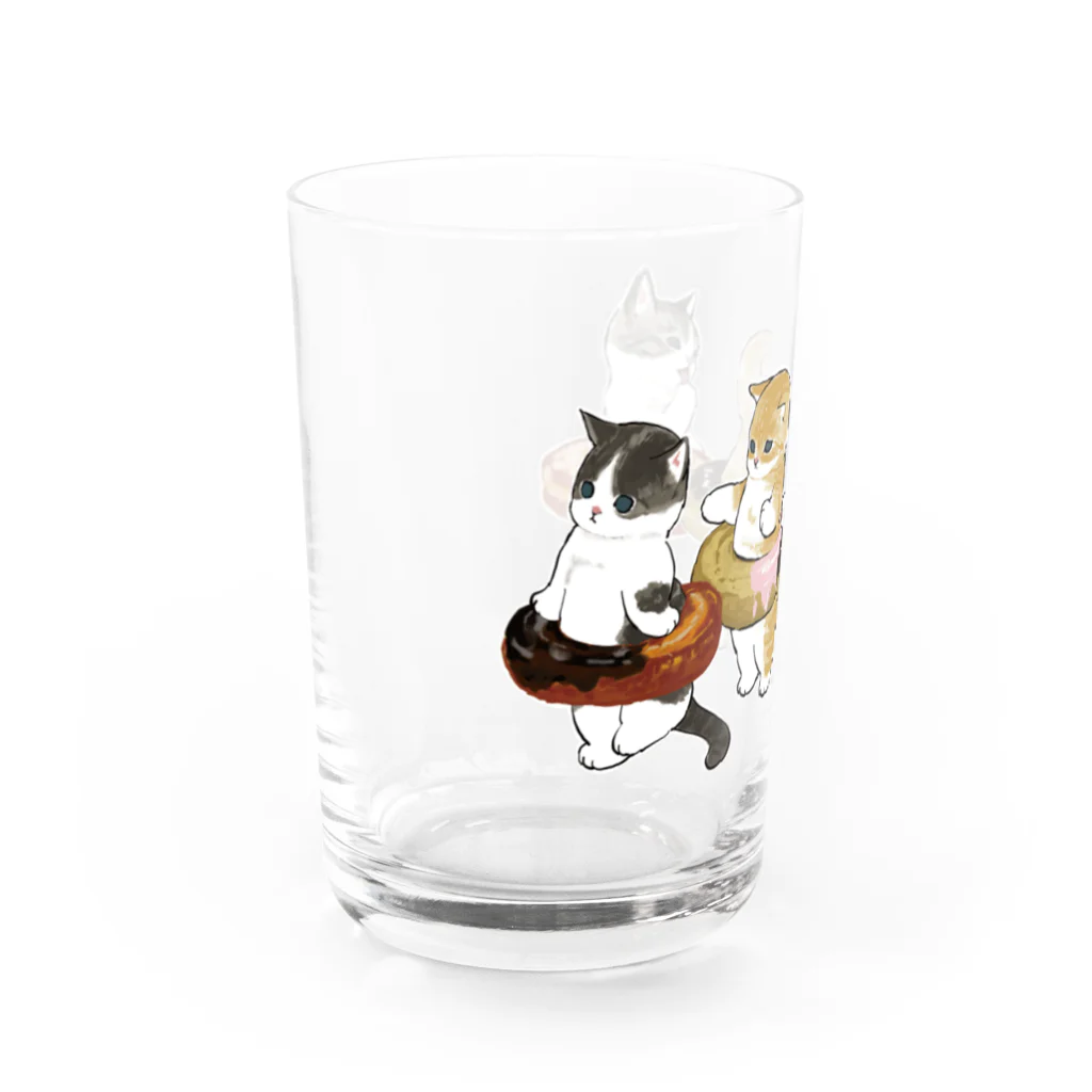 mofusandのドーナッツにゃん Water Glass :left