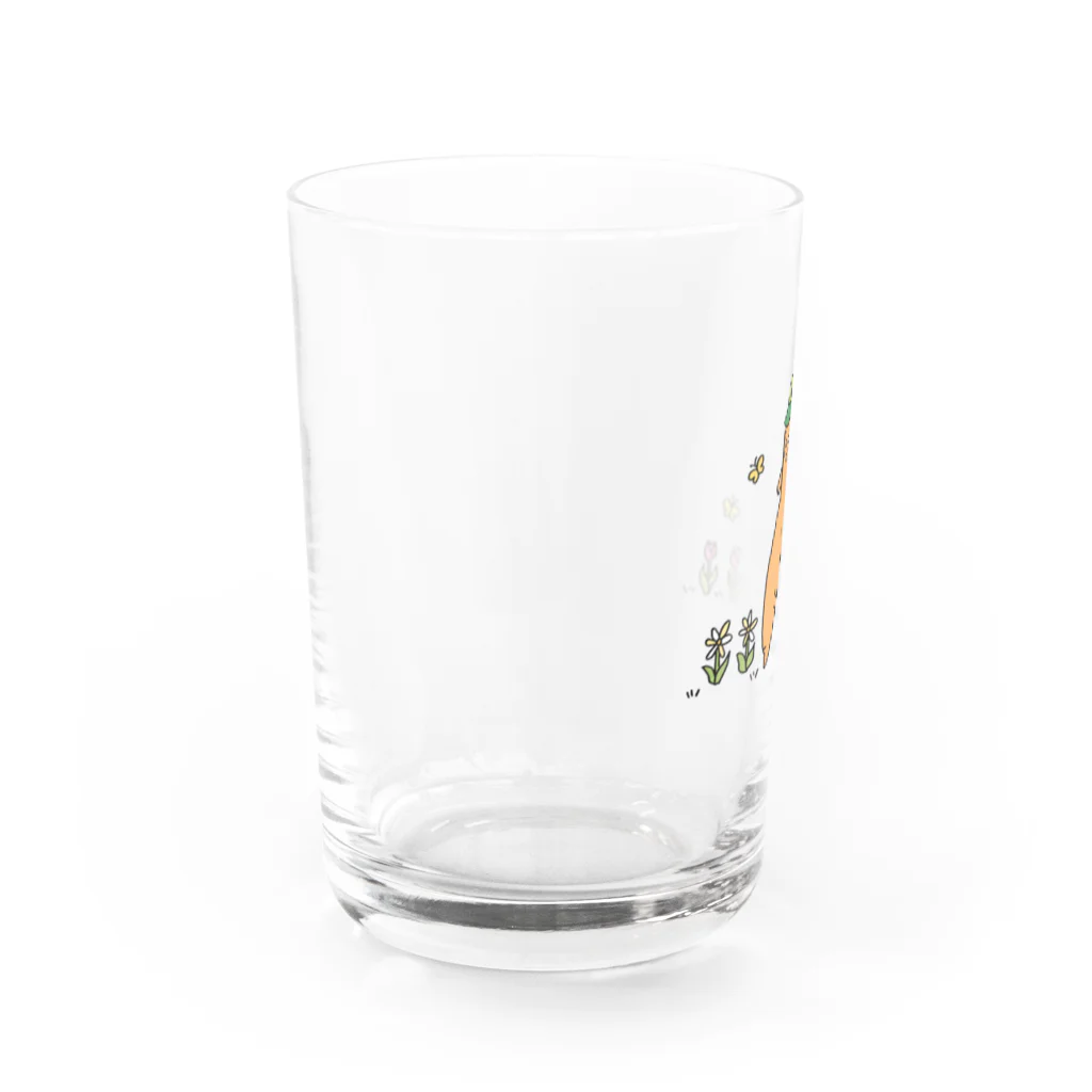 honobono-kazokuのにんじんくん Water Glass :left