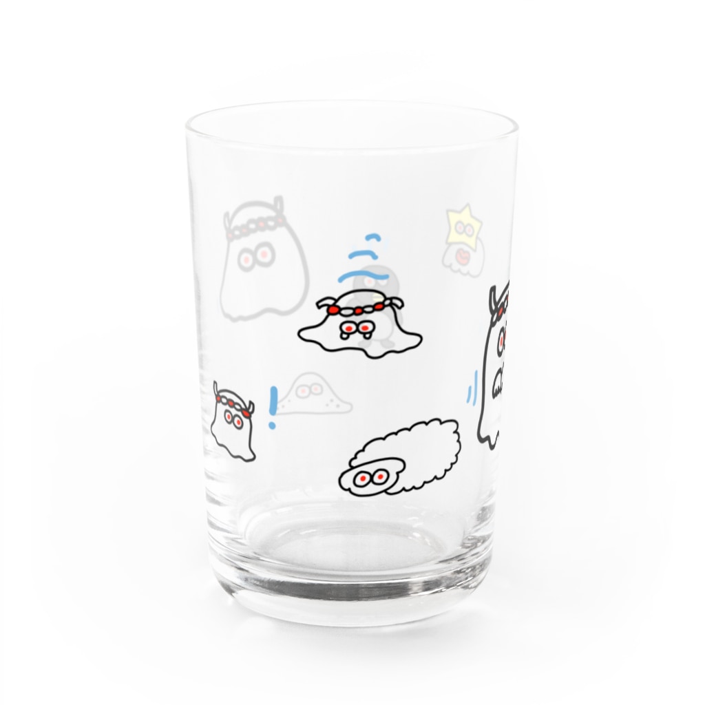 お店ショップ(^.^)の白が合う Water Glass :left