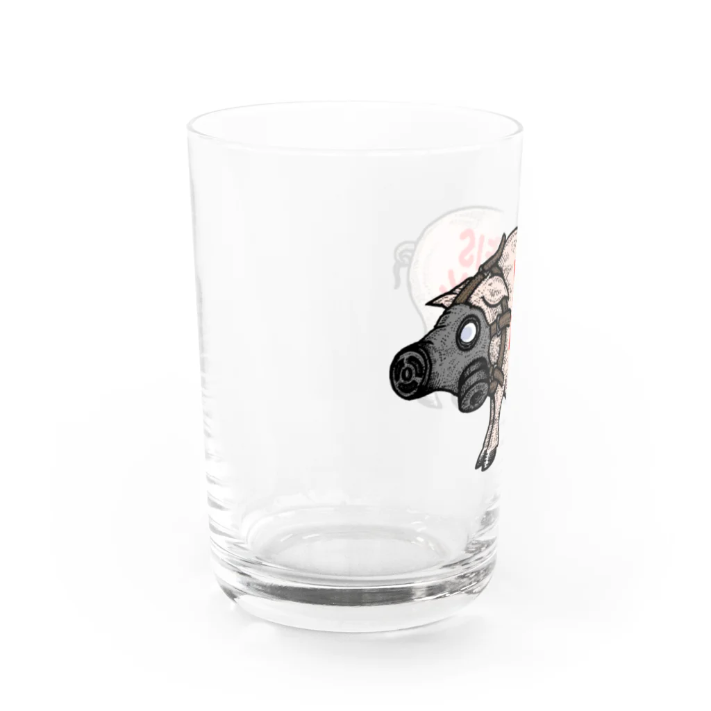 DM7WORKSのお試し支店のGASMASKPIG Water Glass :left