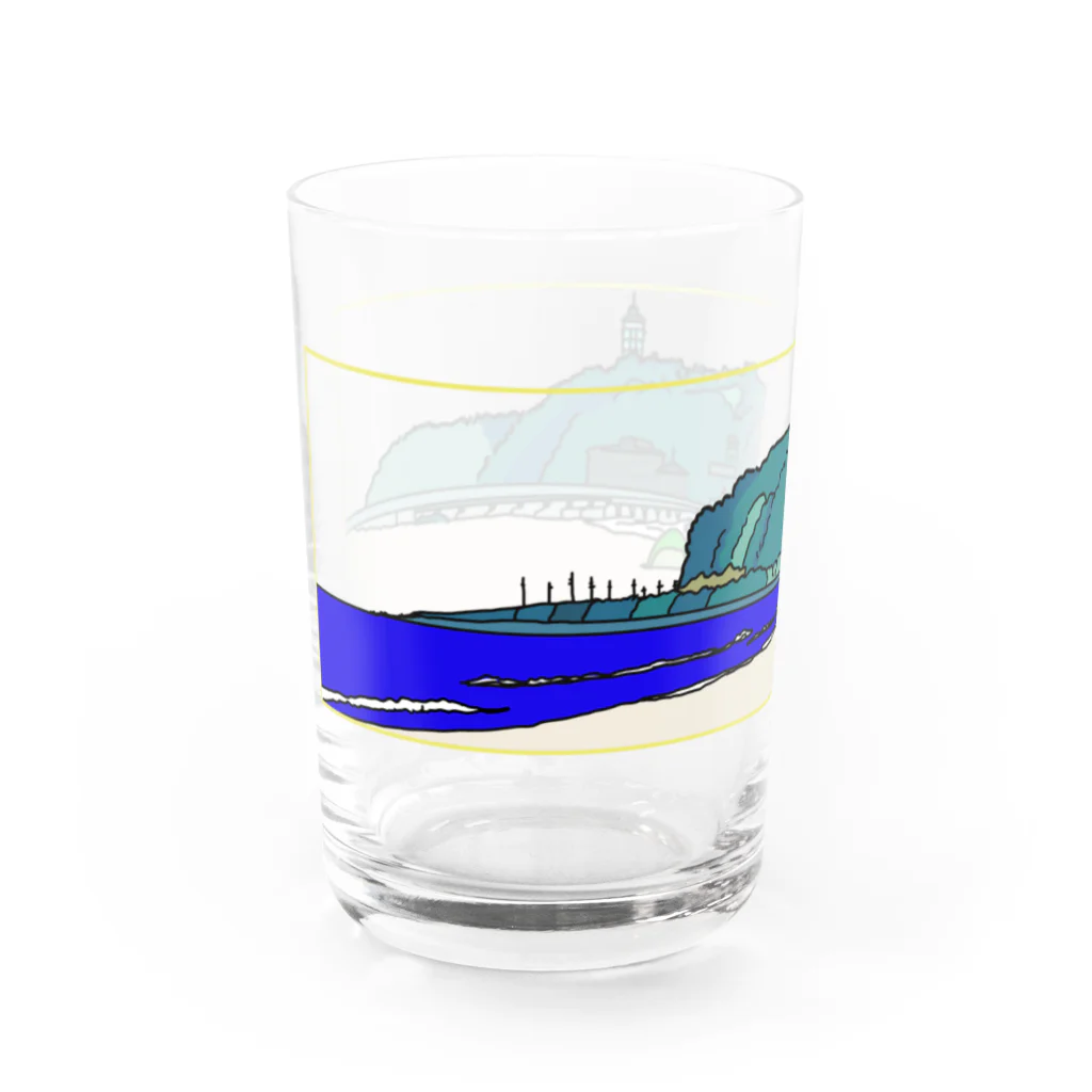 きたぐちの江ノ島 Water Glass :left