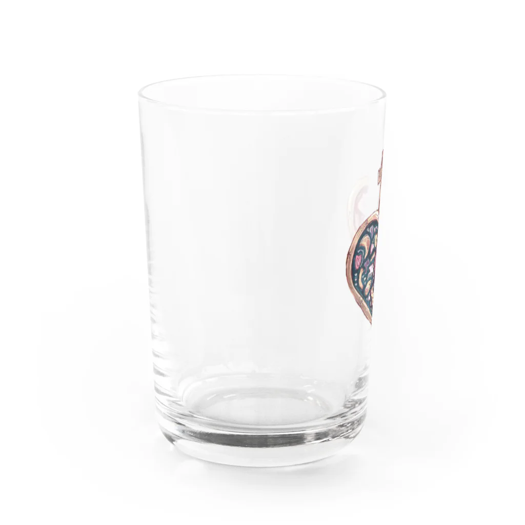 坂本ナンダのハートのミラグロ Water Glass :left