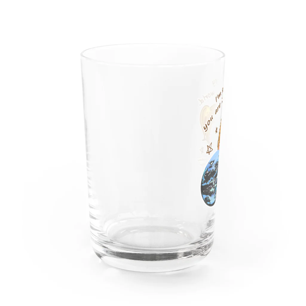 ルルーのおみせのこの世界にあなたがいることが幸せなのよ Water Glass :left