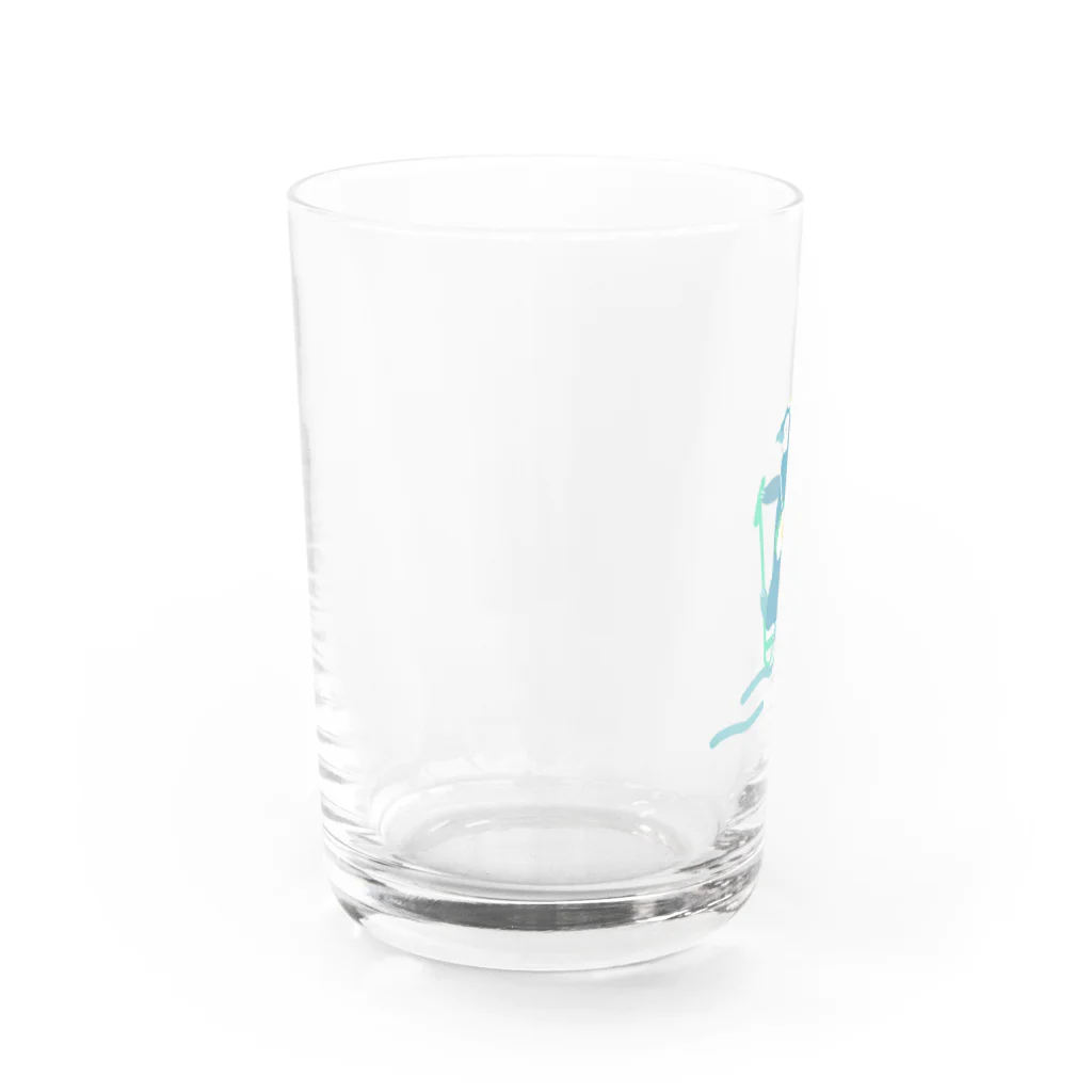 はなざわーるどの～ぺだまやきは行く～ Water Glass :left