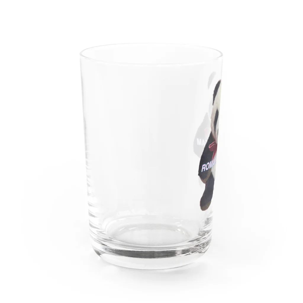 梅星えあ㊪のろまどりパンダ Water Glass :left