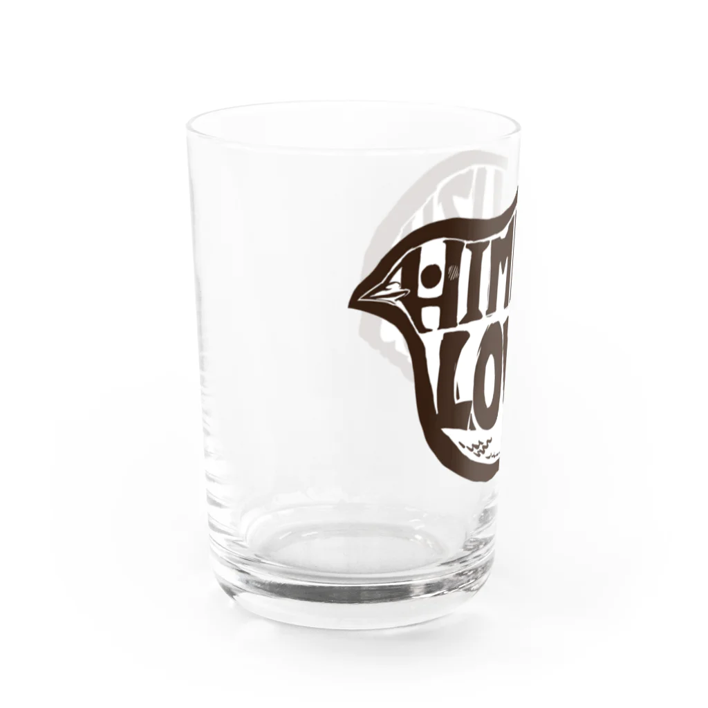 てとてととりのヒメウズラヴァー Water Glass :left