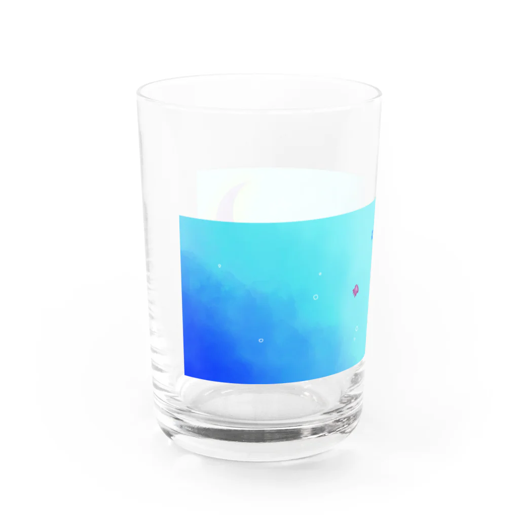 すまいるまーちの海月 Water Glass :left