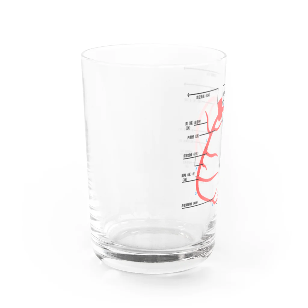 ゆんちるのとにかく冠動脈 Water Glass :left