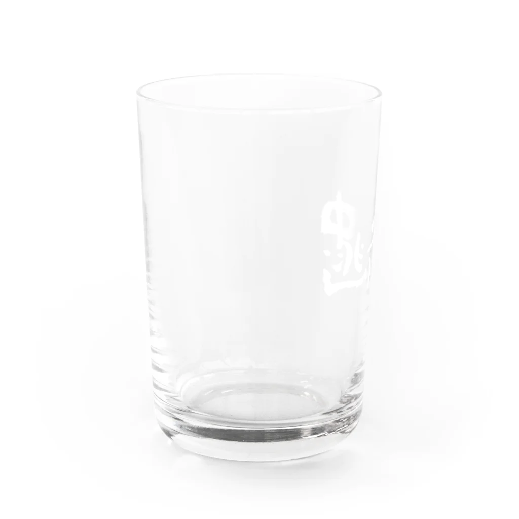 風天工房の逃走中（白） Water Glass :left