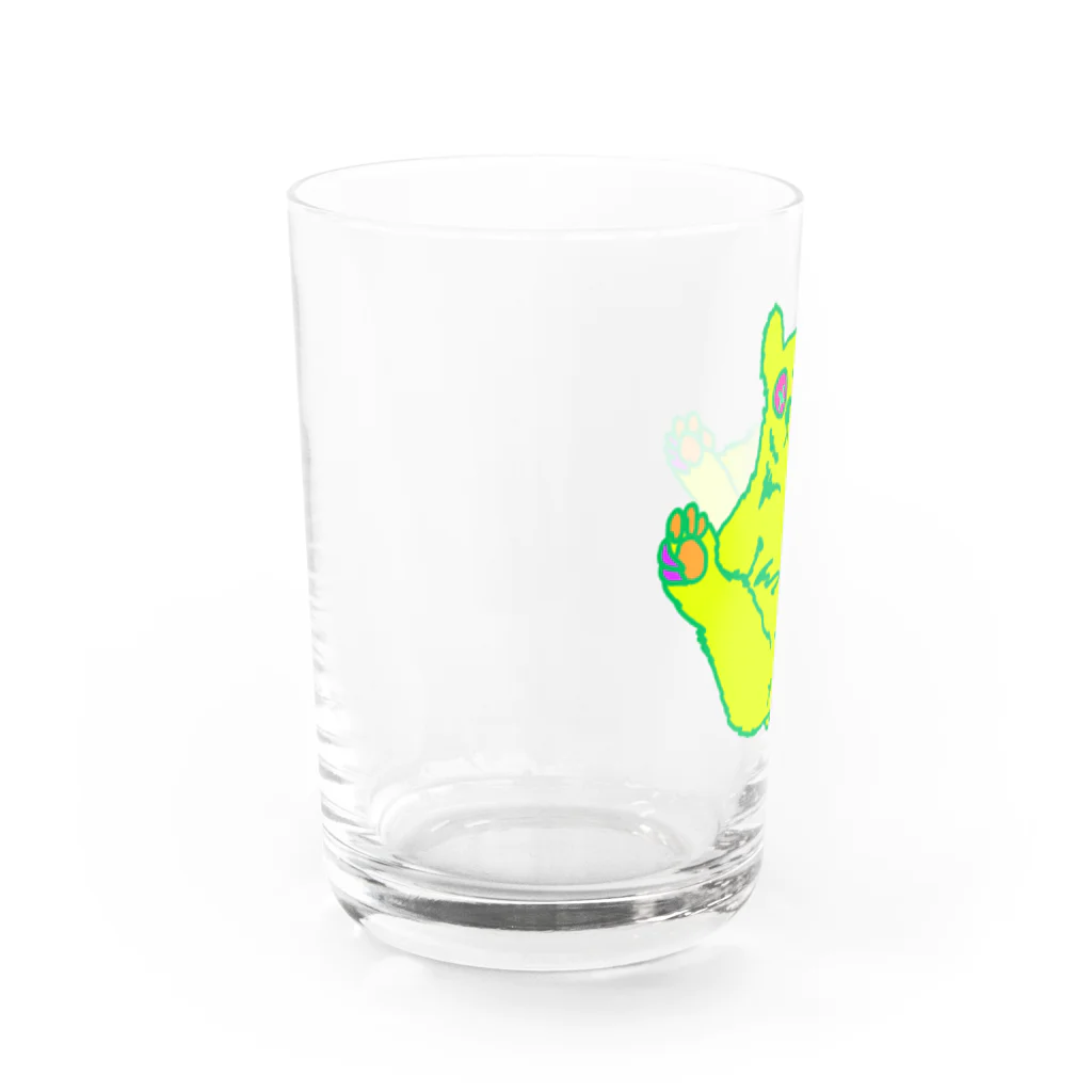 yuuuumのＶ字熊 Water Glass :left