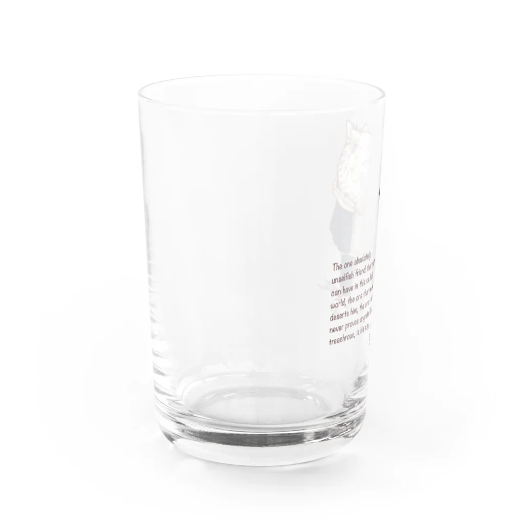 愛犬描処 プルーデンスのおしゃれサモエド Water Glass :left