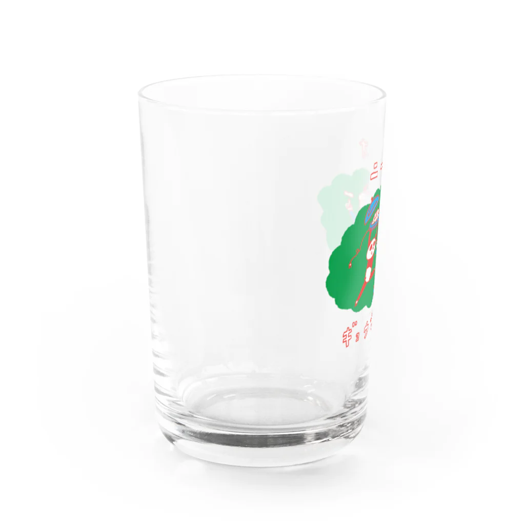 楽しい夏休み研究所のニーハオ！餃子倶楽部（相方用） Water Glass :left