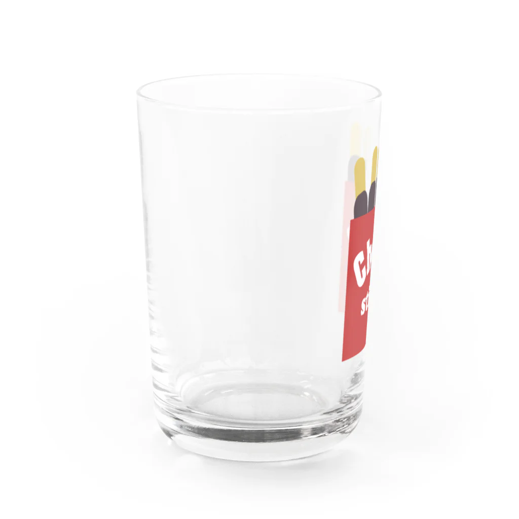 キッズモード某のチョコスティック Water Glass :left