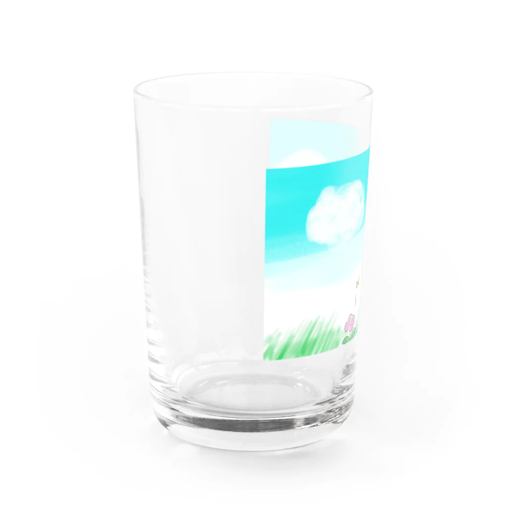 しゃれのポチ Water Glass :left