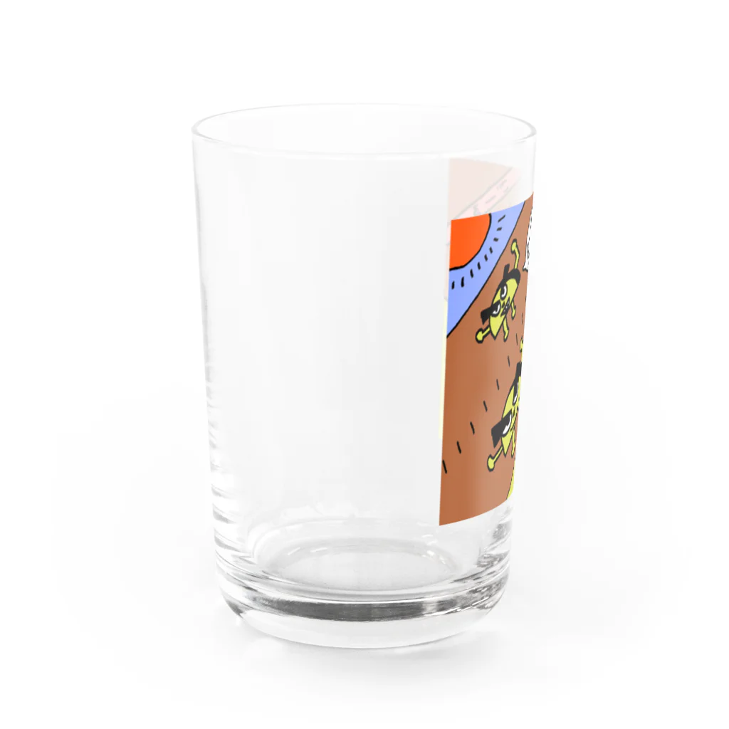 きのこの切磋たくわん Water Glass :left