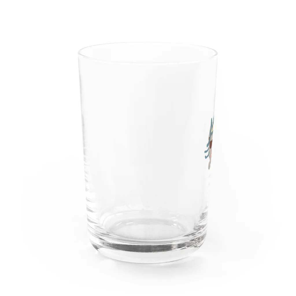 コドモノ楽ガキのおっさんねこ？ Water Glass :left