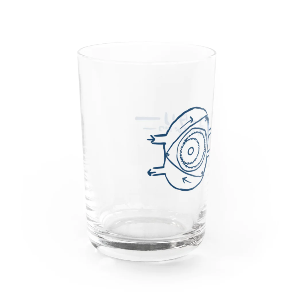 竹脇モータース２号店のゆるいロータリーエンジン Water Glass :left