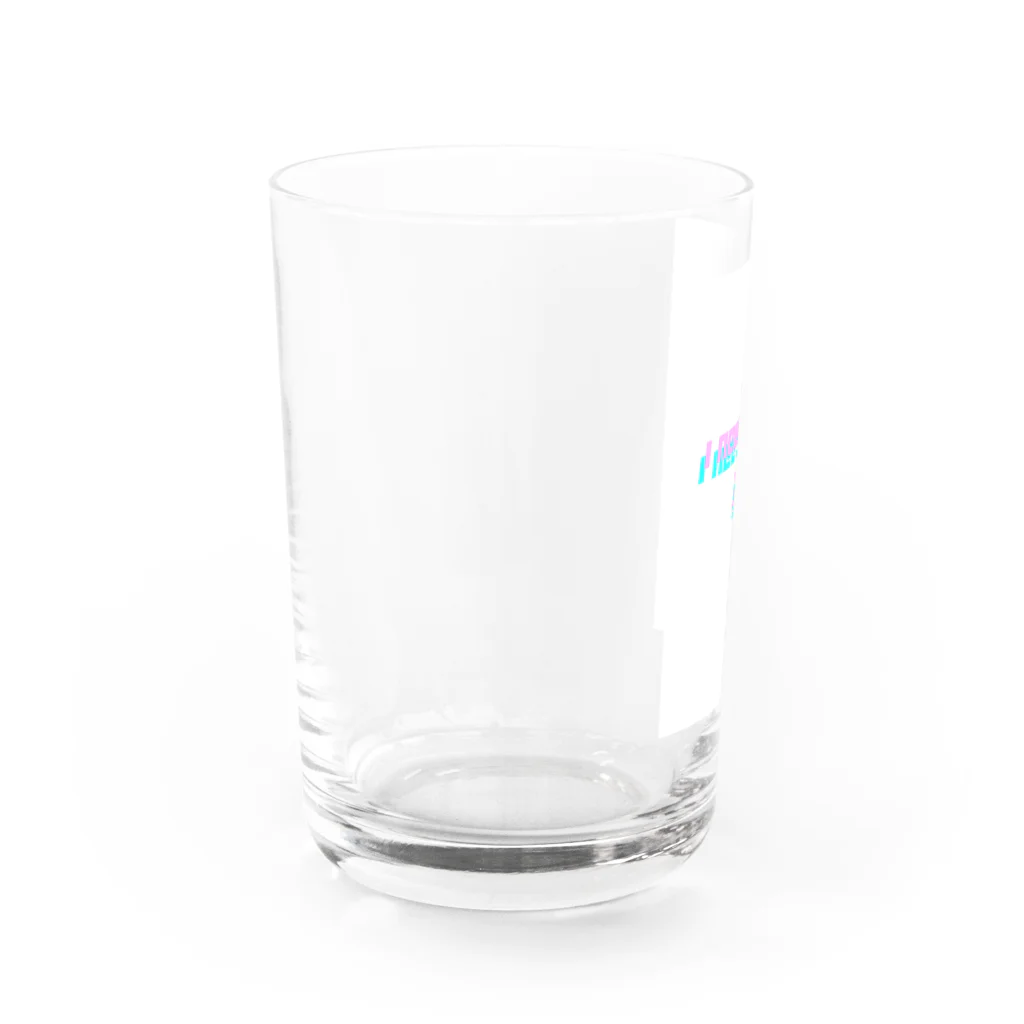 じゆうにのびのびのi need gummi Water Glass :left