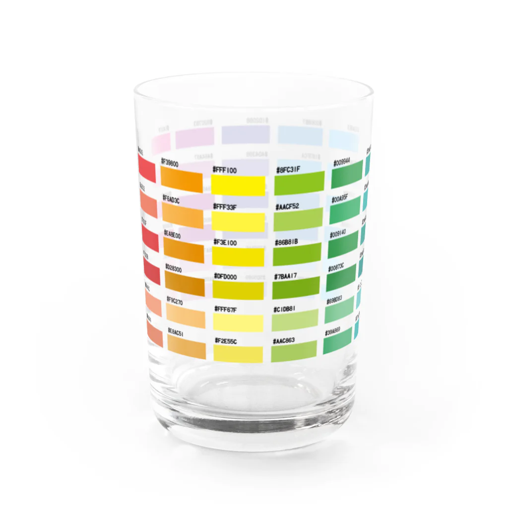 39chのカラーチャート Water Glass :left