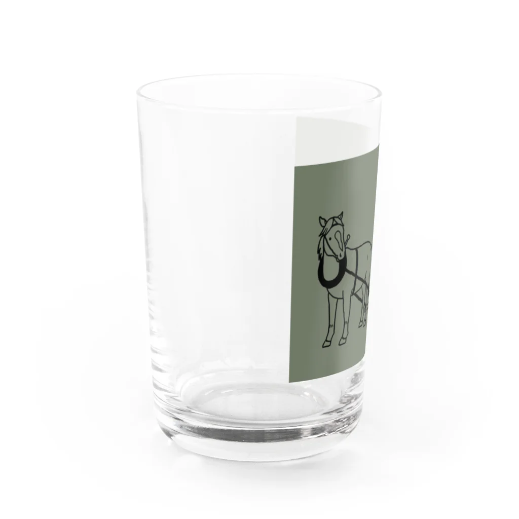 馬のいる日常の馬のいる日常 Water Glass :left