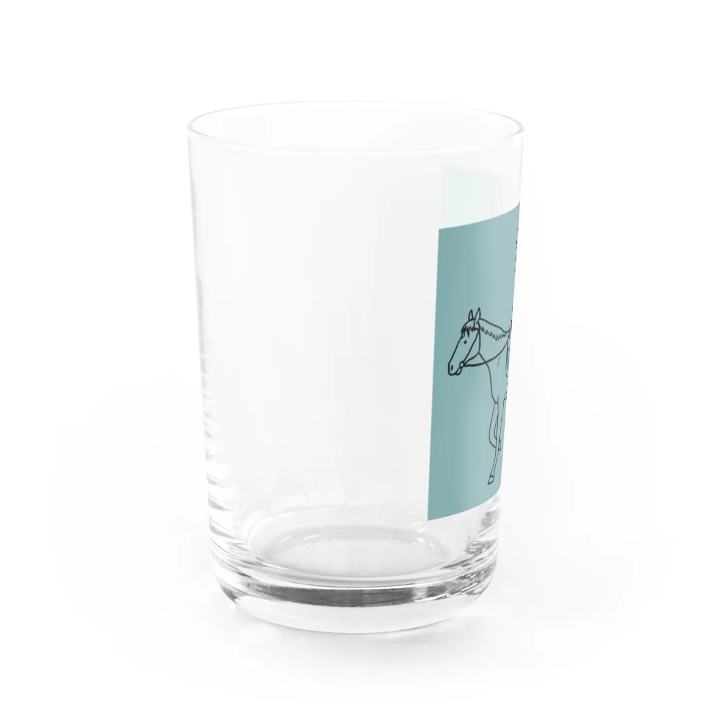 馬のいる日常の馬のいる日常 Water Glass :left