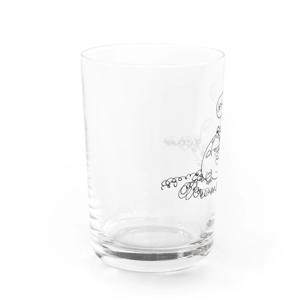 かえるはるきのこ（RURUKO)の冷たいチャコガエル Water Glass :left