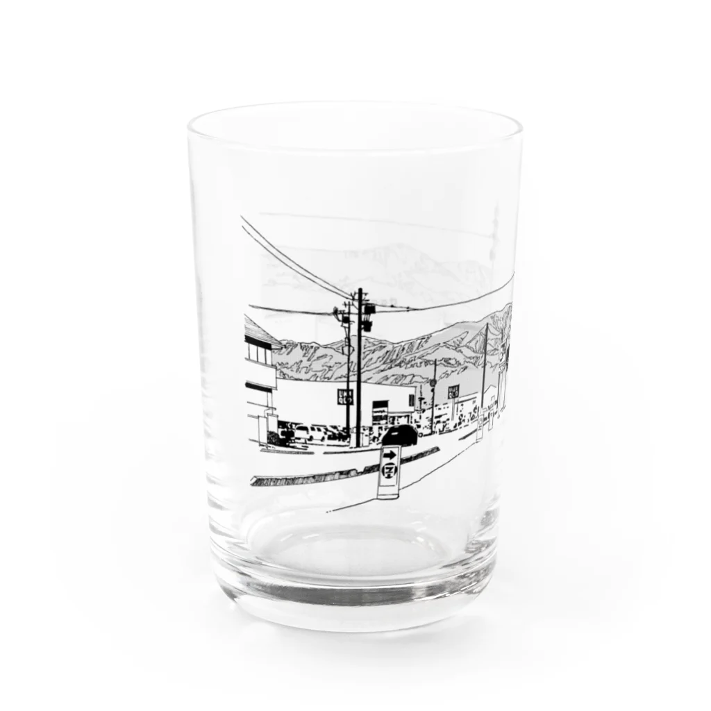 ひかの山のある風景 Water Glass :left