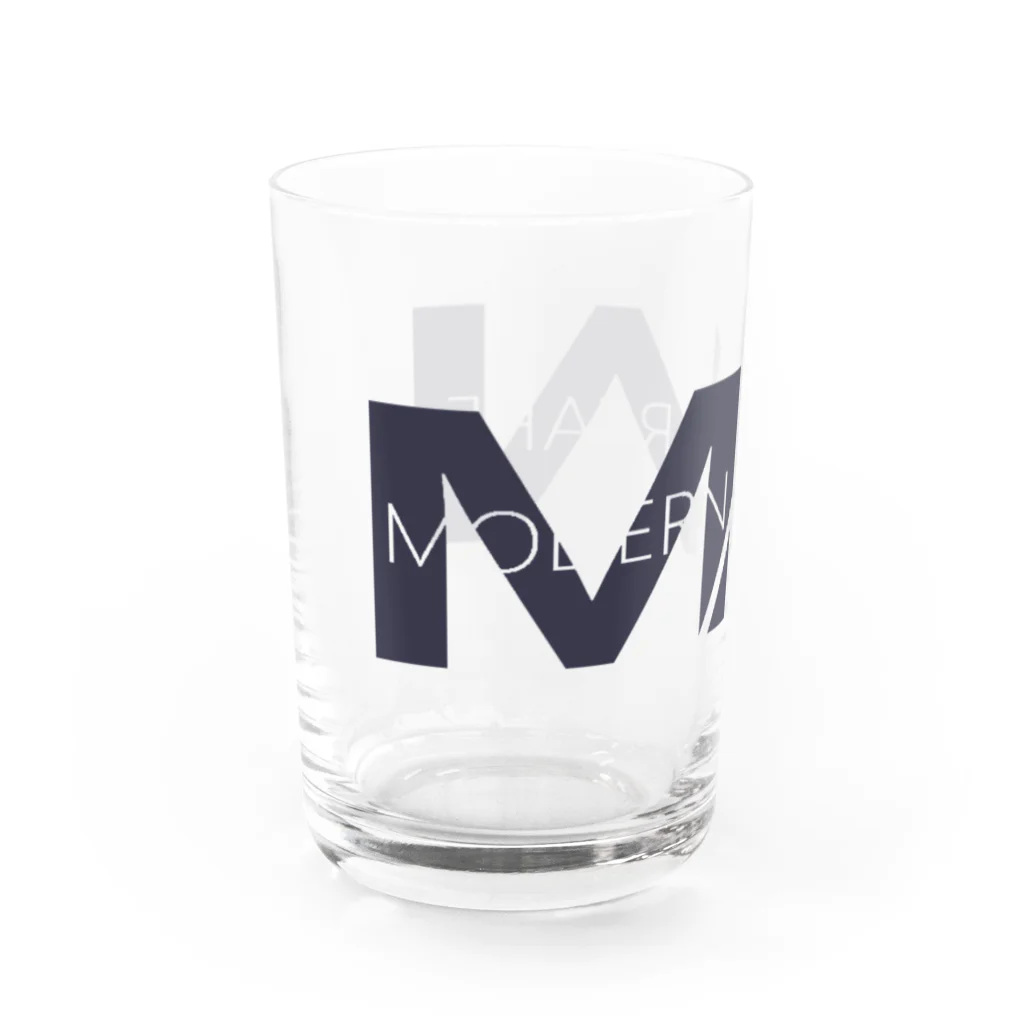 oh!かみさんのTシャツ屋さんのMODERN WARFARE. Water Glass :left