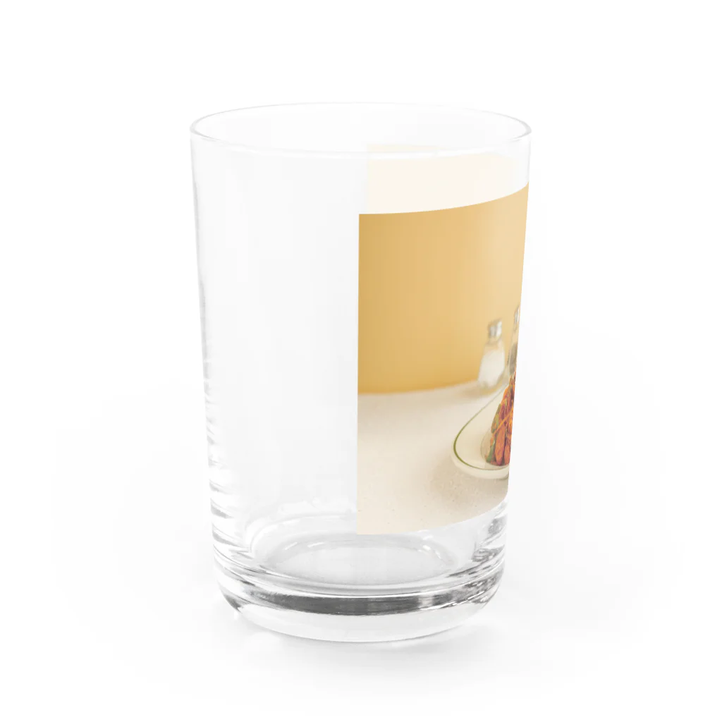 アルデンテウドンのナポリタン Water Glass :left