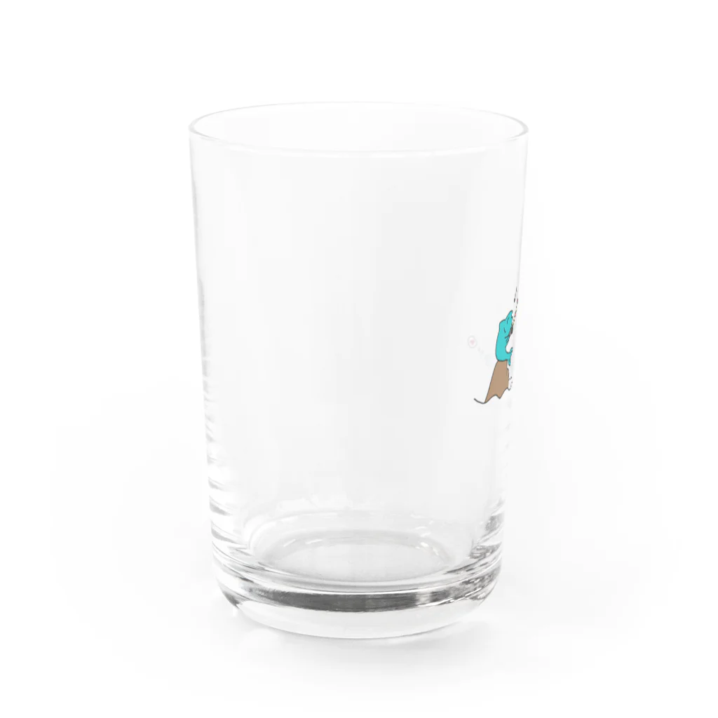 💤ゆめみごこち💤のウオツリウオさん Water Glass :left