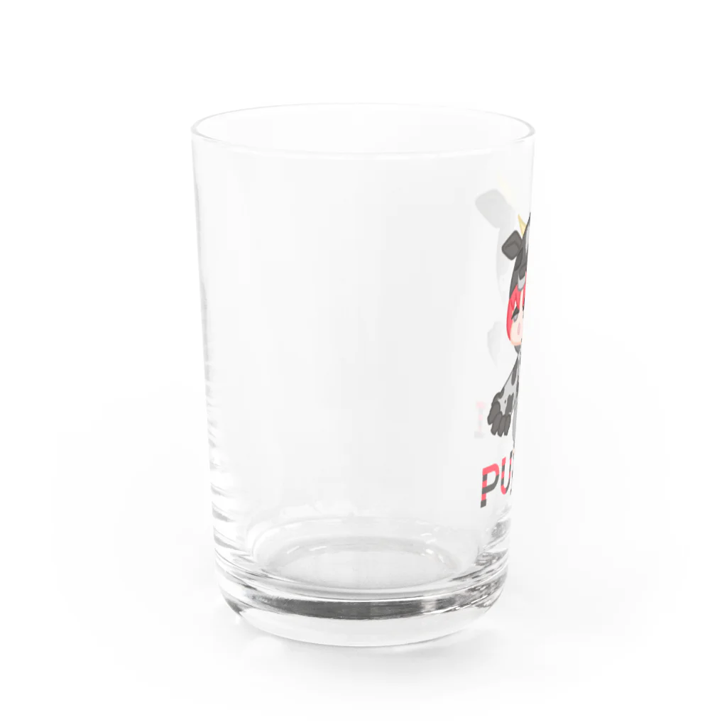 ウサネコのぷり☆コウシちゃん Water Glass :left