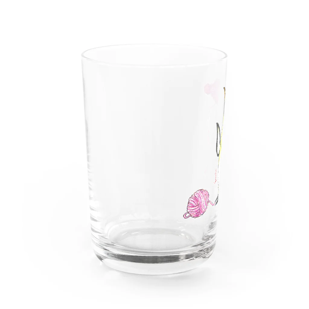 Emiのスズリのペンギン Water Glass :left